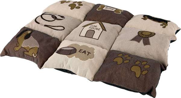 Trixie Patchwork-Decke - braun/beige